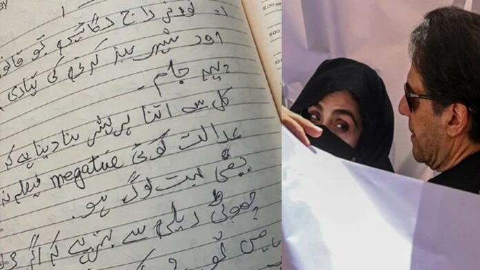 Who is responsible for the destruction of Imran Khan and the party Disclosure in Bishri Bibi's alleged diary