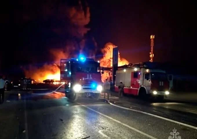 Fire at Russian petrol station leaves 27 dead and more than 60 injured